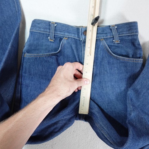 Vintage Levis Student Jeans Mens 29x32 Blue Denim 719-0917 USA Orange Tab 80s - Picture 10 of 21
