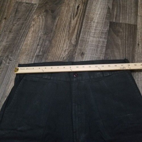 Herren W.R. Gass Dry Goods Größe 38 schwarz weites Bein Shorts verwaschen/verfärbt - Bild 8 von 15
