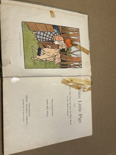 1904 Original Three Little Pigs Book- Hard Cover - Picture 7 of 14