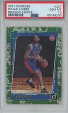PSA10 2021-22 Donruss Isaiah Livers Rated Rookie Dragon Choice Pistons