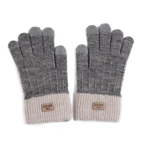 Winter Warm Knitted Gloves Cycling Skiing Adult Gloves Mittens for Men Women R3 - Picture 25 of 26