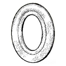 Mulberry 40025 2-1/2" x 2" Galvanized Steel Reducing Washer