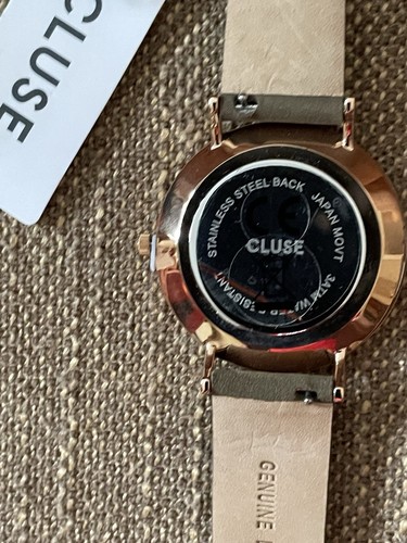 CLUSE of Amsterdam Watch. Leather Strap Black Dial w/ Rose Gold NWT Incl, Case - Picture 6 of 8