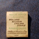 HOLLAND AMERICAN CRUISE LINE....NYC...NY..MISSING HALF OF THE MATCHES...50S 60S — photo 3