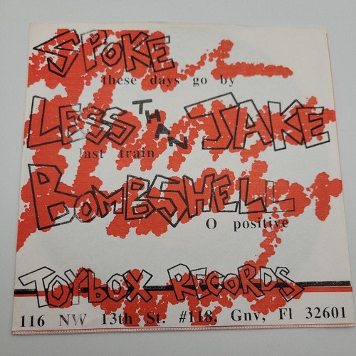 Spoke,Less Than Jake,Bombshell/Record 7 inch - Picture 2 of 4