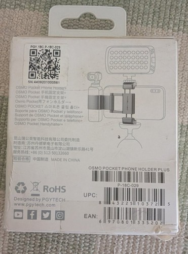 PGYTECH Osmo Pocket Phone Holder+ #P-18C-029 - Picture 2 of 2