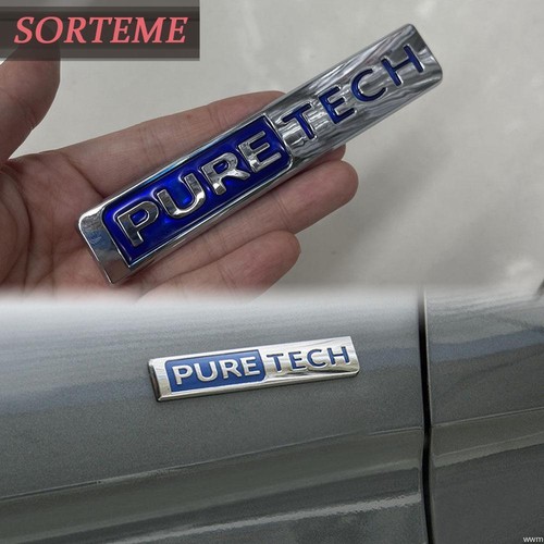 Pegatina emblema cromada Peugeot 3008/5008 GT PURETECH 2016-2018 en alta calidad nueva - Imagen 2 de 4