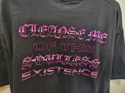 Vintage Lorna Shore Soulless Existence Black 2XL Men's T-Shirt Gildan Hammer! - Picture 7 of 7