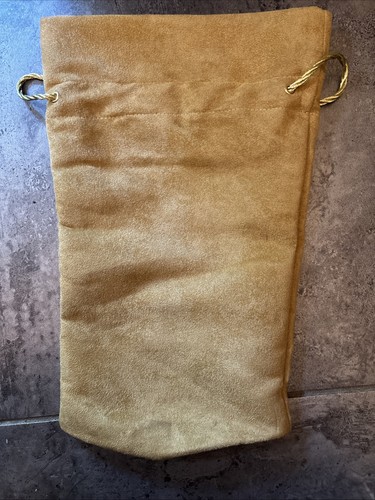 Crown Royal Botella de Whisky Marrón Gamuza Sensación Cordón Bolso Bolsa - Imagen 4 de 4