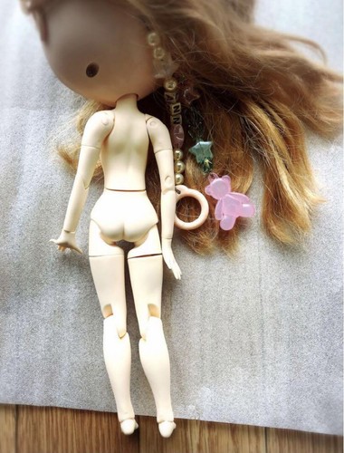 Blythe Neo Custom Mischanti Biale Brew Doll - No Outfit Condition - Picture 10 of 18