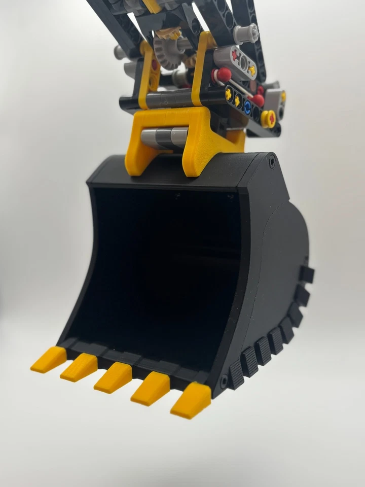 3D Printed Excavator Bucket for 42215_3D Gedruckter Baggerlöffel für Lego 42215 - Bild 2 von 4