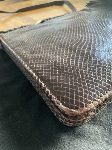 Gianni Versace vintage snake skin handbag - Picture 6 of 16