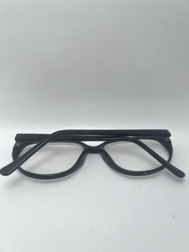 Vintage Joyce Schwarz Brille Cat Eye Brillengestell 52 18 140 Acetat nur Gestell - Bild 6 von 6