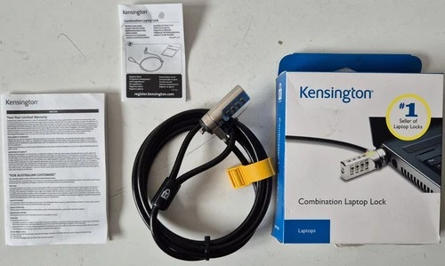 Laptop Lock Kensington Portable Combination Laptop Lock Opened Never Used