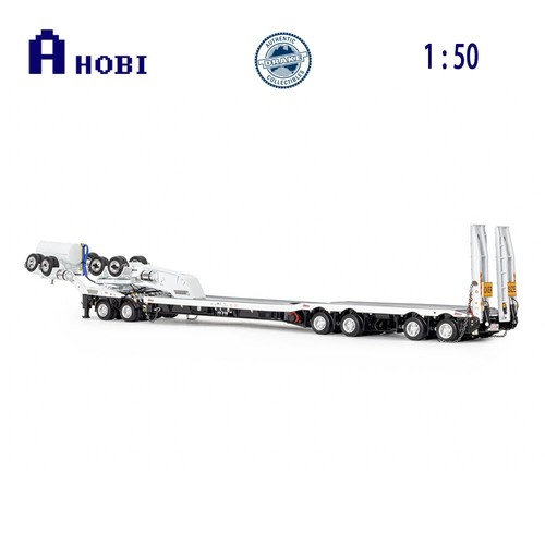 Drake 1:50 Scale 4×8 Swingwing Drop Deck Trailer And 2x8 Dolly Model White Black - Bild 1 von 2