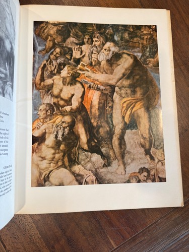 Vintage 1955 Michelangelo Abrams Buch Jüngstes Gericht Drucke Metro Museum Kunst NY - Bild 2 von 5