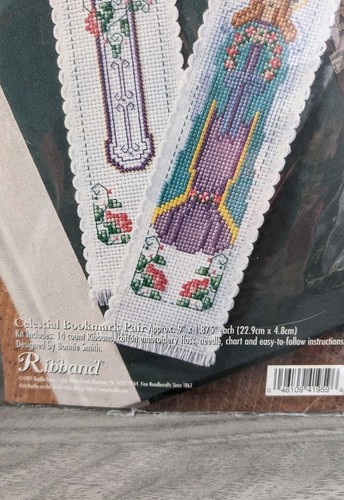 Menge 2 Bucilla religiöse gezählte Kreuzstich Sets Kreuz Engel - Bild 4 von 6