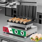 220V Commercial Bbq Burrito Machine New Chicken Burrito Hand Grill Machine