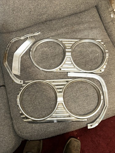 Bisel de faros OEM 65 Chevrolet CHEVELLE El Camino GM SS - Imagen 7 de 7