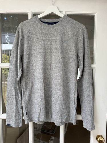 Superdry Mens T-shirt Size M, Grey in Good Condition