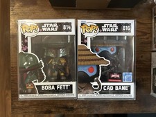 Funko POP! Star Wars Boba Fett & Cad Bane Samurai Impressions #816 w/Protectors