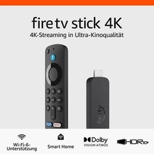 Amazon Fire TV Stick 4K mit Alexa Sprachfernbedienung - Schwarz (53-008357)