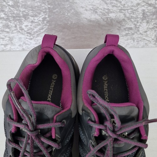 Marmot Womens Lone Mount Low Walking Hiking Shoes UK 8 Grey Vibram Sole - Picture 10 of 13