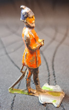 1930s Lead Toy Soldier Figure Hand Painted Vintage Infantry Guard