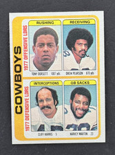 1978 Topps Football #507 Cowboys Leaders Team Checklist (Dorsett RC) - NM-MT
