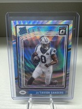 2024 Panini Donruss Optic Ja'Tavion Sanders #244 Rated Rookie Premium Wave #/300