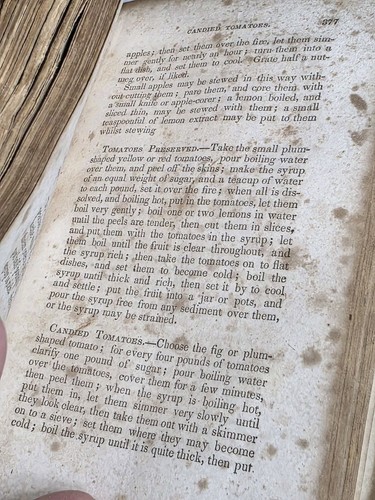 Antique cookbook AMERICAN LADY'S SYSTEM OF COOKERY Crowen w hand written recipes - Picture 13 of 14