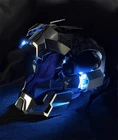 Iron Man MK17 1/1 Wearable Cosplay Mask Silver Helmet Prop English Voice-control