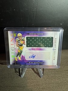 MATTHEW GOLDEN 2025 ORIGINS ROOKIE JUMBO PATCH AUTOGRAPH RPA RC AUTO