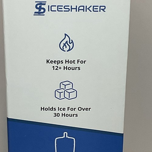 Botella flexible Iceshaker 26 oz. Azul. Nuevo en caja. Tapa a prueba de fugas. Con logo - Imagen 5 de 12