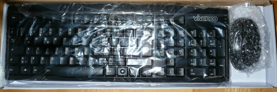 Vivanco Tastatur Maus USB Desktop Set BK 22547 -NEU- orginalverpackt unbenutzt - Bild 3 von 4