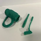 TMNT weapons lot 1988 Casey Jones bag and weapons Playmates Toys vintage