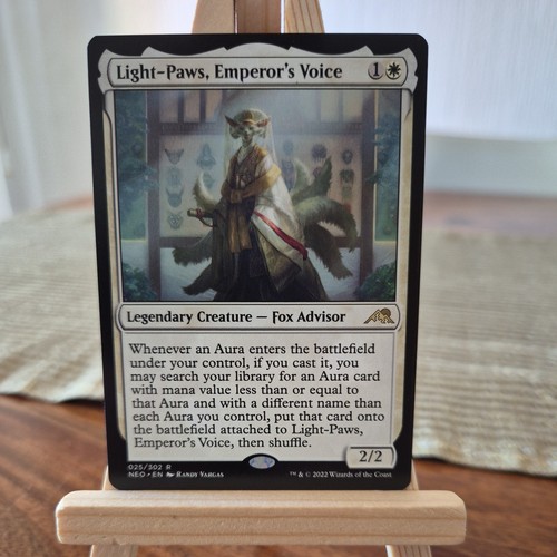 MTG Light-Paws, Emperor's Voice - Kamigawa: Neon Dynasty 025/302 Regular Rare