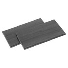 2 Stück schwarze Federplatten für Terrassenstühle, drehbare Schaukelstühle,