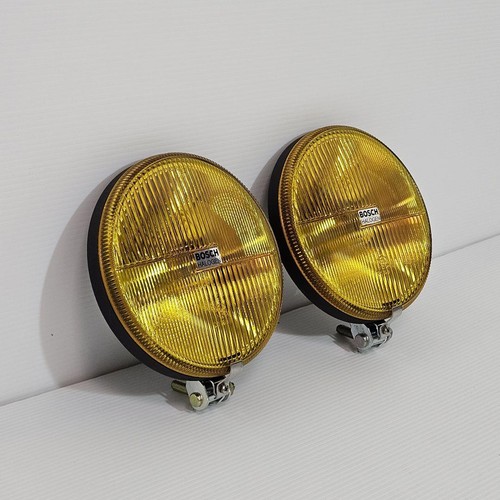 BOSCH Fog Lamps LE1403G H3 Yellow Set of 2 Vintage - Picture 3 of 12