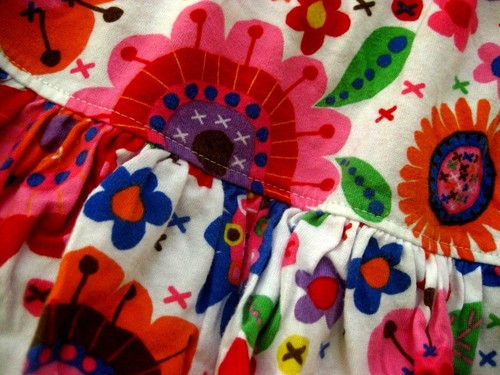 Hanna Andersson Skirt/Skort~Colorful Florals/Stripes~Pink Shorts~Sz.12/ 150~EUC - Picture 2 of 6