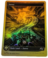Forest 0511 First-Place Foil Aetherdrift Foil Finish Line  Exclusive Mtg Magic 