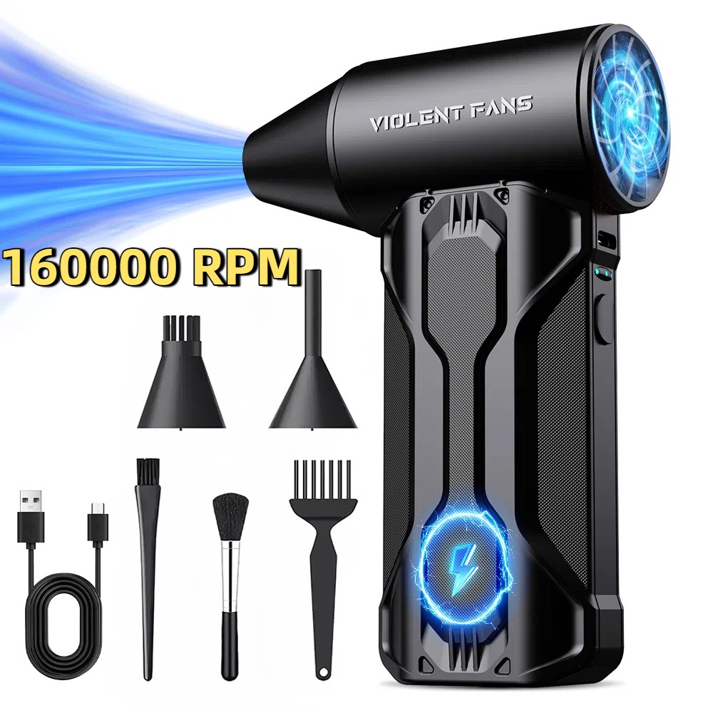 Portable 160,000 RPM Jet Dry Mini Blower Air Blower Super Jet Fan Turbo Powered