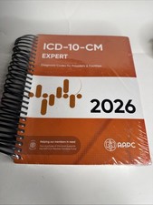 ICD-10-CM Expert Code Book 2026 by AAPC Spiral-bound BRAND NEW