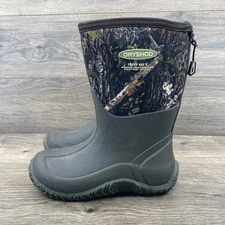 Dryshod Tuffy Kid's Waterproof Insulated Camo Rubber Boots Size 3