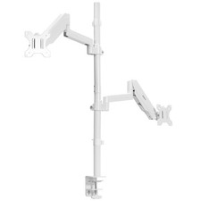 VIVO Dual Monitor Arm 32" Extra Tall VESA Mount Pneumatic Height C-Clamp