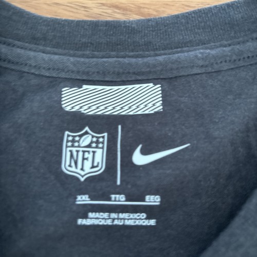 HERREN NIKE NEW YORK GIANTS CANCERS entscheidender Fang TEAM AUSGESTELLT SHIRT SCHWARZ 2XL - Bild 5 von 7