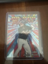 2025 Topps Chrome James Wood POWER PLAYERS REFRACTOR RC Mint Rookie Card #PP-19