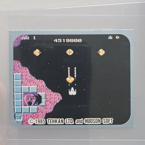 Vintage 1985 Nintendo Famicom Menko Card #320 Amada - Generic Game Tip Back