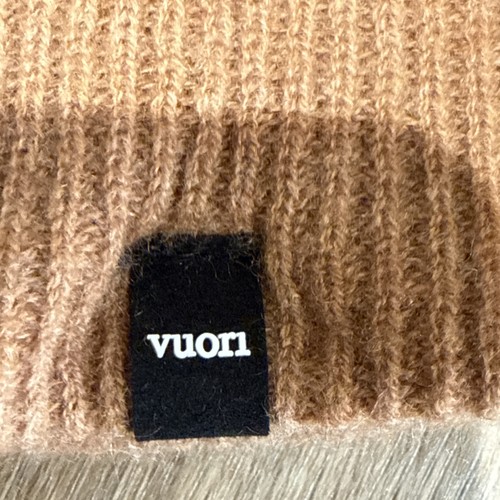 Vuori Douglas Beanie Mütze Weizen Meliert Braun Hellbraun Wolle Kaschmir Mischung V821 - Bild 4 von 12