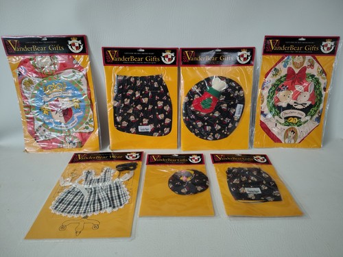 Paket 7 Muffy Vanderbear Kleidung Schals 1997 & Zubehör Urlaub Weihnachten - Bild 10 von 10